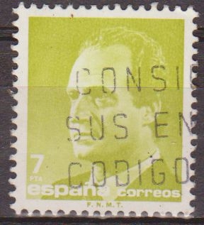 España 1986 2832 Sello º Rey D. Juan Carlos I Efigie 7 pts Timbre Espagne Spain Spagna Espana Spanje Spanien Michel2721 